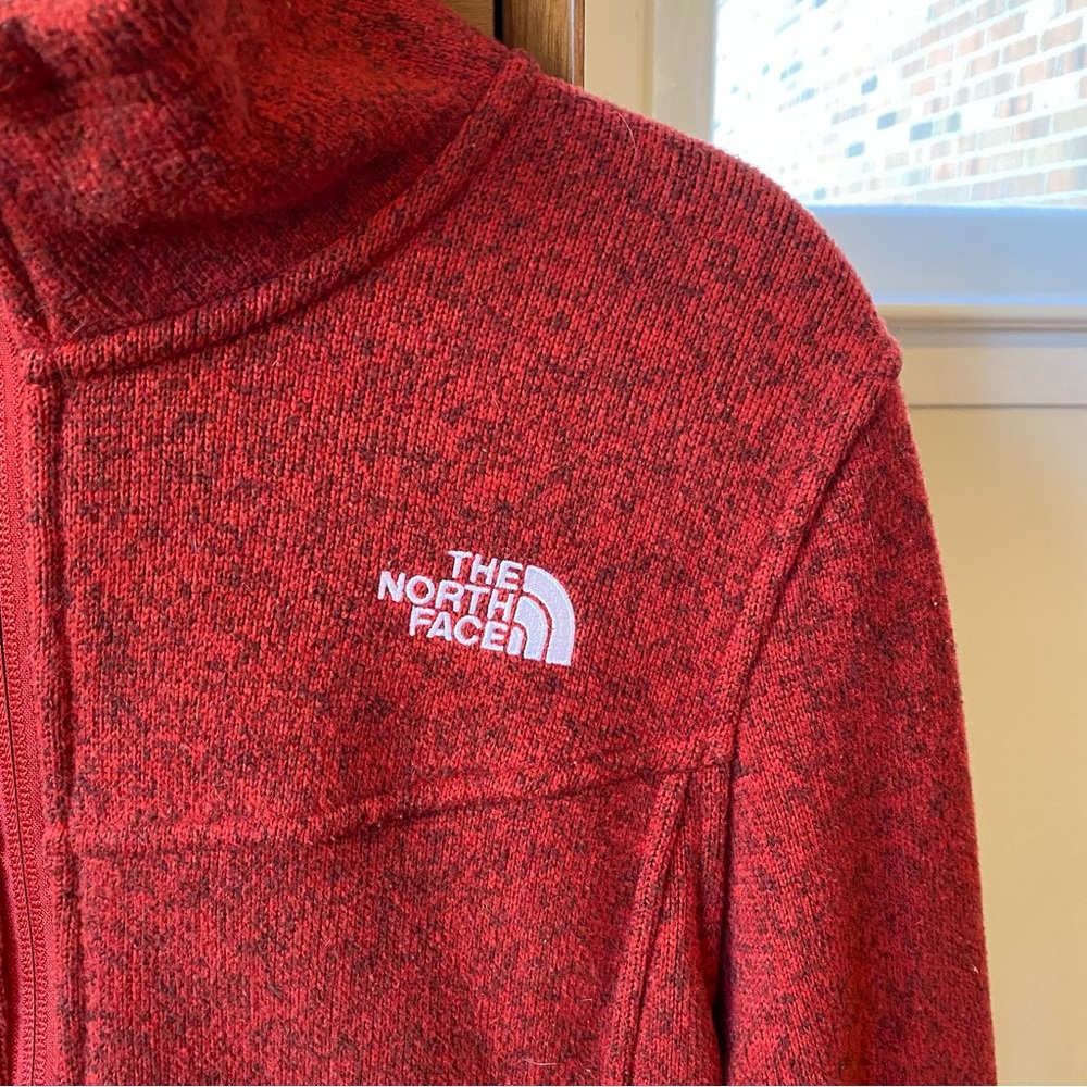 Orange North Face Jacket - Picture 5 of 9
